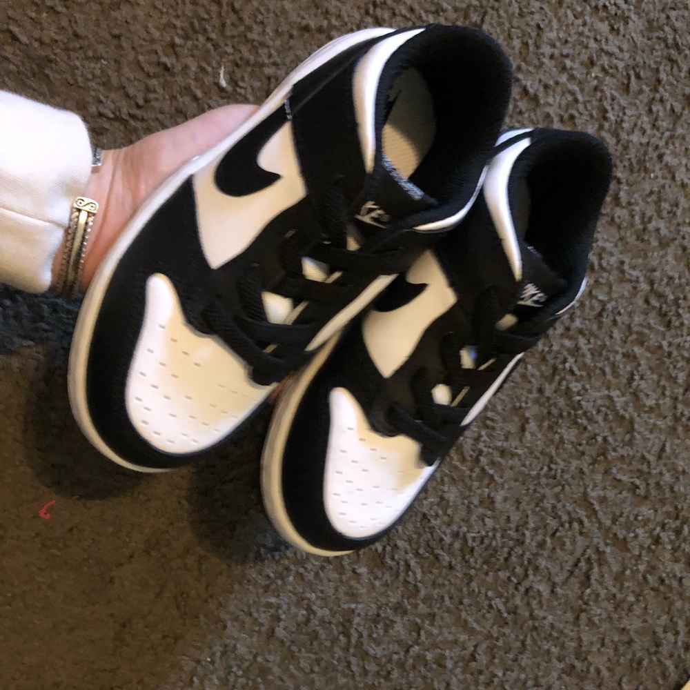 Nike dunk black and white panda TD size 10C